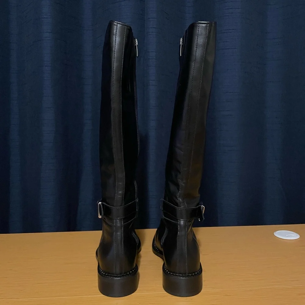 La Canadienne Stevie Women's Black Leather Boots